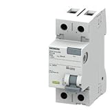SIEMENS Ingenuity for life - 5SV53140FB Interruptor Diferencial 2P Clase AC 30mA 40A 230V, no accesoriable