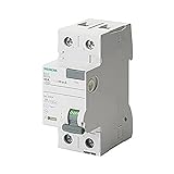 SIEMENS Ingenuity for life - 5SV33146 Interruptor Diferencial 2P Clase A R 30mA 40 A 230V