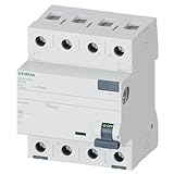Siemens 5SV33466 Interruptor Diferencial 4P Clase A R 30mA 63 A 400V