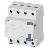 SIEMENS Ingenuity for life - 5SV36426 Interruptor Diferencial 4P Clase A R 300mA 25A 400V