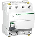 Schneider Electric Disyuntor de corriente residual 4P 63A 30mA tipo AC A9Z11463