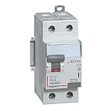 Legrand 411525 Interruptor Diferencial - Tipo AC - Potencia de 230W - Intensidad de 40A y Sensibilidad de 300 mA - Color Gris - 86x108x41 cm - 1 Pieza