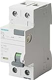 Siemens sentron - Interruptor diferencial 5sv 70mm Clase -a 2 Polos 63a 30ma